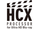 Procesor HCX do obsługi obrazu Blu-ray Ultra HD