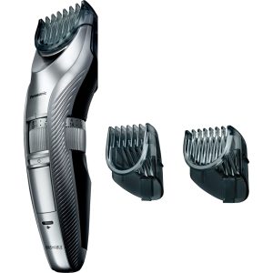 Panasonic ER-GC71 trymer do włosów i brody (39 ustawień od 0.5 do 20 mm, wodoodporna konstrukcja, ruchome ostrza z odwróconym zwężeniem), srebrny