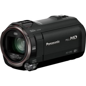 Panasonic HC-V785 kamera Full HD (zoom 20x, HDR Movie, bezprzewodowa kamera podwójna, OIS z czujnikiem o wysokiej czułości, Auto O.I.S. Lock), czarna