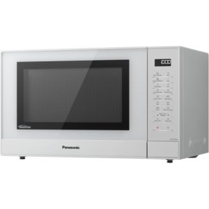 Panasonic NN-ST45KW inwertorowa kuchenka mikrofalowa (31l, 1000W, 7 poziomów mocy, 21 programów, dotykowy panel sterowania, talerz obrotowy), biała
