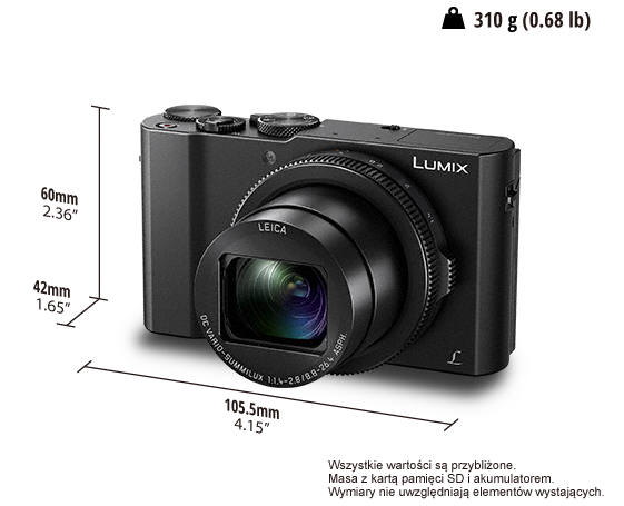Panasonic DMC-LX15EP-K DMC LX15EP K Product ImageGlobal 1 pl pl 20160913